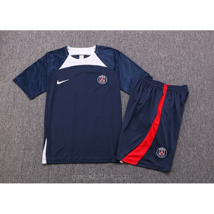 Chandal del Paris Saint-Germain Manga Corta 2022-2023 Azul - Pantalon Corto